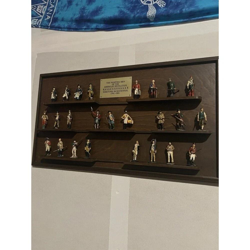 Fighting Men of the American Revolution, Yorktown Bicentennial, 1781-1981 pewter
